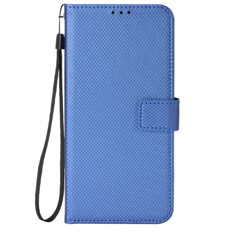 For DOOGEE N40 Pro Diamond Texture Leather Phone Case(Blue) - Doogee Cases by PMC TechLife | Online Shopping South Africa | PMC TechLife | Buy Now Pay Later Mobicred
