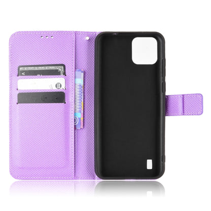 For Blackview A55 Diamond Texture Leather Phone Case(Purple) - More Brand by PMC Jewellery | Online Shopping South Africa | PMC Jewellery | Buy Now Pay Later Mobicred