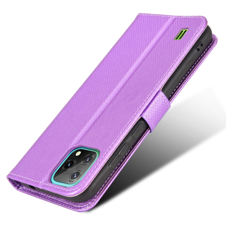 For Blackview A55 Diamond Texture Leather Phone Case(Purple) - More Brand by PMC Jewellery | Online Shopping South Africa | PMC Jewellery | Buy Now Pay Later Mobicred