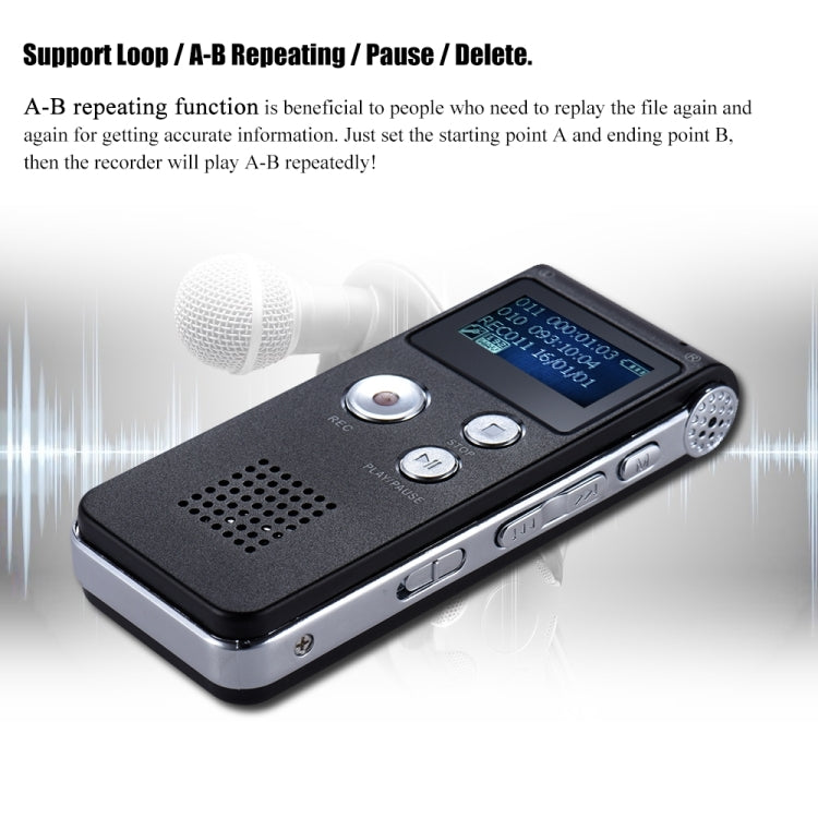 SK-012 16GB USB Dictaphone Digital Audio Voice Recorder with WAV MP3 Player VAR Function(Purple) - Other Style by PMC TechLife | Online Shopping South Africa | PMC TechLife | Buy Now Pay Later Mobicred