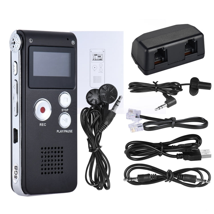 SK-012 32GB USB Dictaphone Digital Audio Voice Recorder with WAV MP3 Player VAR Function(Black) - free shipping - PMC TechLife - Order now!