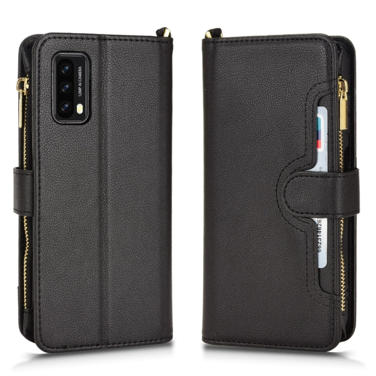 For Blackview A90 Litchi Texture Zipper Leather Phone Case(Black) - More Brand by PMC Jewellery | Online Shopping South Africa | PMC Jewellery