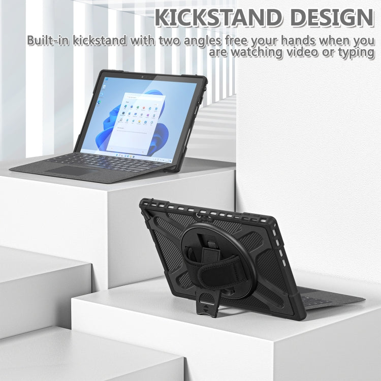 For MicroSoft Surface Pro 4 / 5 / 6 / 7 TPU + PC Tablet Case(Black) - Others by PMC TechLife | Online Shopping South Africa | PMC TechLife | Buy Now Pay Later Mobicred