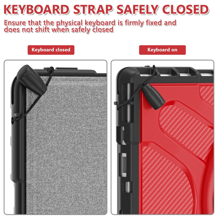 For MicroSoft Surface Pro 4 / 5 / 6 / 7 TPU + PC Tablet Case(Red) - Others by PMC TechLife | Online Shopping South Africa | PMC TechLife | Buy Now Pay Later Mobicred