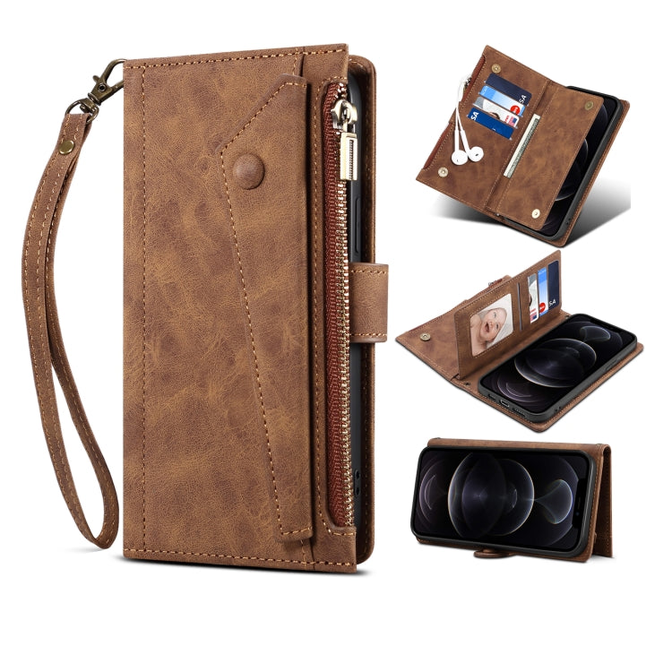 For Google Pixel 7 5G Retro Frosted Horizontal Flip Leather Phone Case(Brown) - Google Cases by PMC TechLife | Online Shopping South Africa | PMC TechLife | Buy Now Pay Later Mobicred
