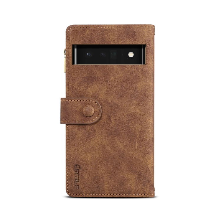 For Google Pixel 7 5G Retro Frosted Horizontal Flip Leather Phone Case(Brown) - Google Cases by PMC TechLife | Online Shopping South Africa | PMC TechLife | Buy Now Pay Later Mobicred