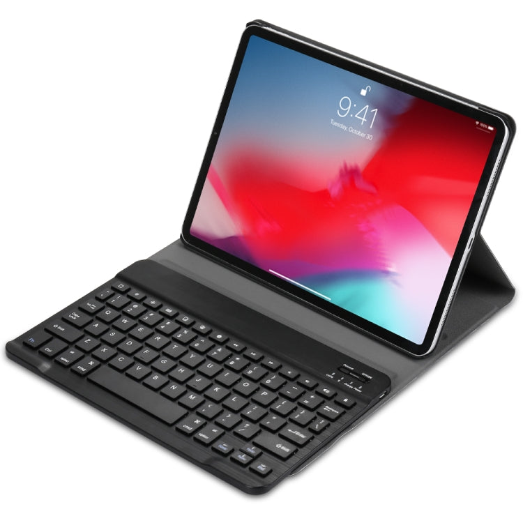 A11 Lambskin Texture Ultra-thin Bluetooth Keyboard Leather Case For iPad Air 2022 / Air 2020 10.9 & Pro 11 inch 2021 / 2020 / 2018(Black) - Universal by PMC Jewellery | Online Shopping South Africa | PMC Jewellery