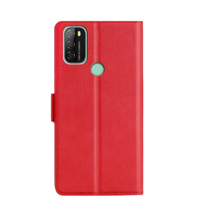 For Blackview A70 Ultra-thin Voltage Side Buckle PU + TPU Leather Phone Case(Red) - More Brand by PMC Jewellery | Online Shopping South Africa | PMC Jewellery | Buy Now Pay Later Mobicred