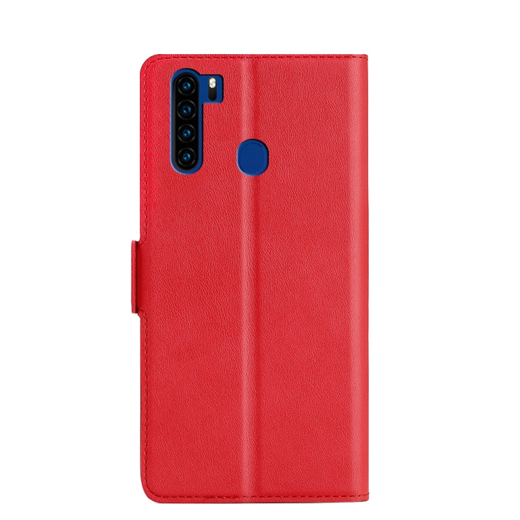 For Blackview A80 Pro Ultra-thin Voltage Side Buckle PU + TPU Leather Phone Case(Red) - More Brand by PMC Jewellery | Online Shopping South Africa | PMC Jewellery | Buy Now Pay Later Mobicred