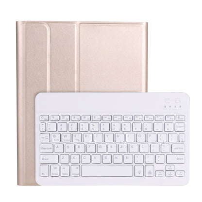 A11BS Lambskin Texture Ultra-thin Bluetooth Keyboard Leather Case with Pen Holder & Backlight For iPad Air 5 2022 / Air 4 2020 10.9 & Pro 11 inch 2021 / 2020 / 2018(Gold) - Universal by PMC Jewellery | Online Shopping South Africa | PMC Jewellery