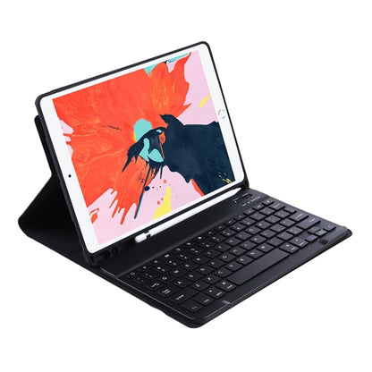 T098B Candy Color Skin Feel Texture Bluetooth Keyboard Leather Case with Pen Holder For iPad Air 4 10.9 2020 / Air 5 10.9 2022 (Black) - For iPad Air by PMC Jewellery | Online Shopping South Africa | PMC Jewellery