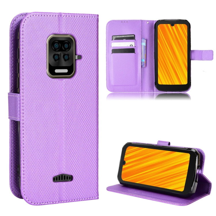 For Doogee S59 / S59 Pro Diamond Texture Leather Phone Case(Purple) - Doogee Cases by PMC Jewellery | Online Shopping South Africa | PMC Jewellery | Buy Now Pay Later Mobicred