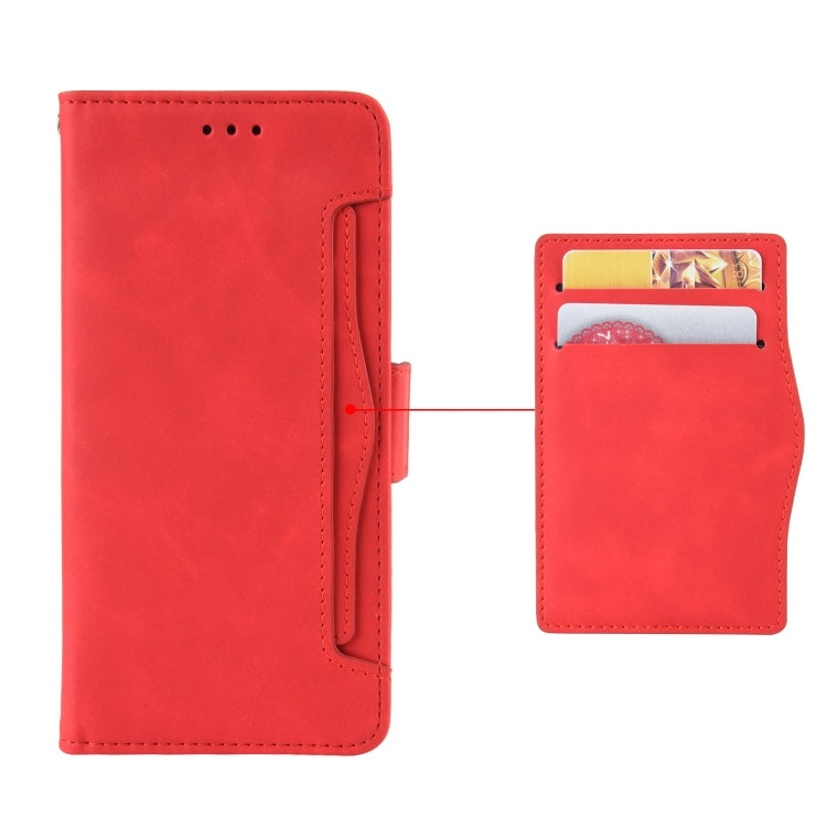 For Ulefone Note 12P Skin Feel Calf Pattern Leather Phone Case(Red) - Ulefone Cases by PMC Jewellery | Online Shopping South Africa | PMC Jewellery | Buy Now Pay Later Mobicred