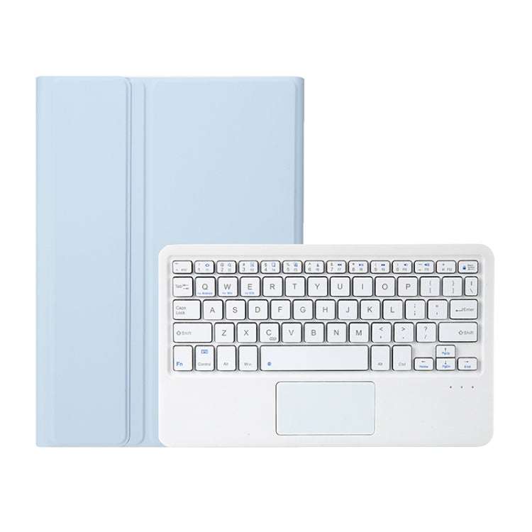 A08-A Candy Color Bluetooth Keyboard Leather Case with Touchpad For Samsung Galaxy Tab A8 2021 SM-X205 / SM-X200(White Ice) - Samsung Keyboard by PMC Jewellery | Online Shopping South Africa | PMC Jewellery