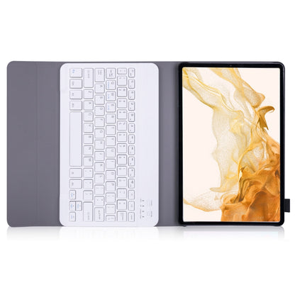 A700 Ultra-thin Bluetooth Keyboard Leather Case For Samsung Galaxy Tab S8 11 inch SM-X700 / SM-X706(Gold) - Samsung Keyboard by PMC Jewellery | Online Shopping South Africa | PMC Jewellery