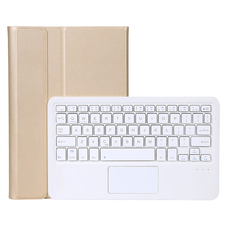 A700-A Ultra-thin Bluetooth Keyboard Leather Case with Touchpad For Samsung Galaxy Tab S8 11 inch SM-X700 / SM-X706(Gold) - Samsung Keyboard by PMC Jewellery | Online Shopping South Africa | PMC Jewellery