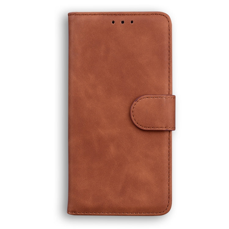 For Blackview A80 Skin Feel Pure Color Flip Leather Phone Case(Brown) - More Brand by PMC Jewellery | Online Shopping South Africa | PMC Jewellery | Buy Now Pay Later Mobicred