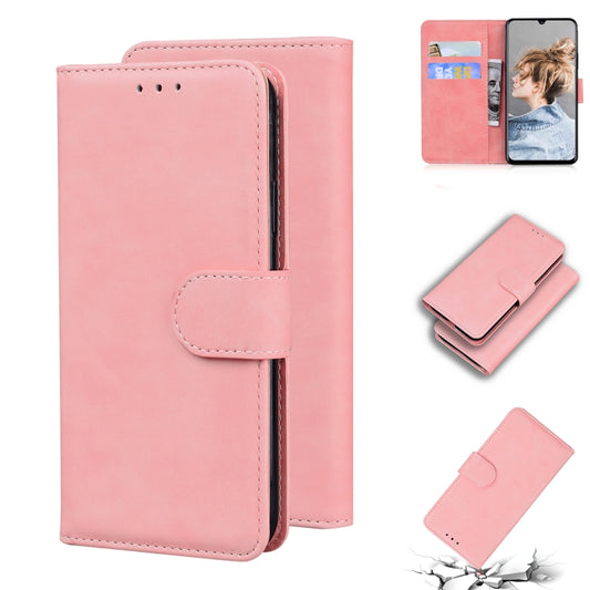 For Blackview A80 Skin Feel Pure Color Flip Leather Phone Case(Pink) - More Brand by PMC Jewellery | Online Shopping South Africa | PMC Jewellery | Buy Now Pay Later Mobicred