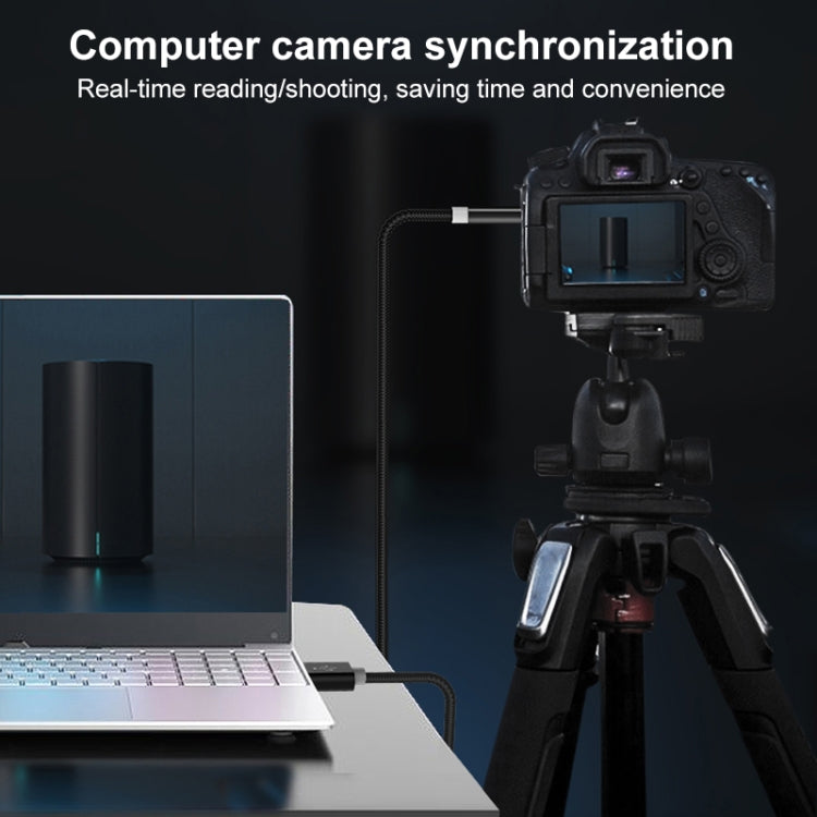 5 PCS Mini USB to USB A Woven Data / Charge Cable for MP3, Camera, Car DVR, Length:2m(Gold) - free shipping - PMC TechLife - Order now!