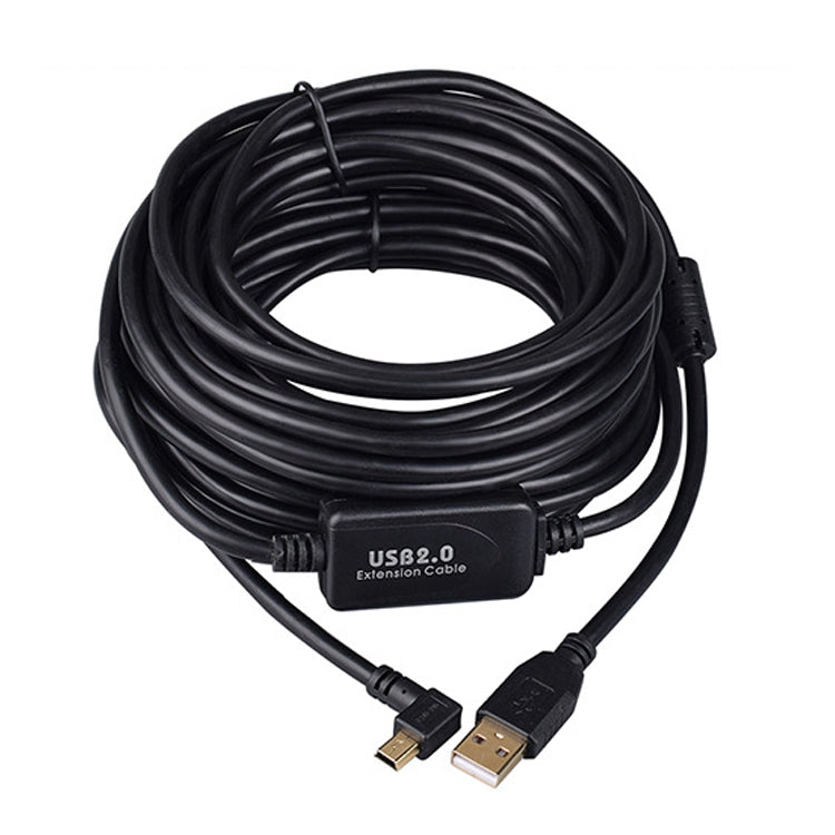 15m Elbow Mini 5 Pin to USB 2.0 Camera Extension Data Cable -  by PMC TechLife | Online Shopping South Africa | PMC TechLife | Buy Now Pay Later Mobicred
