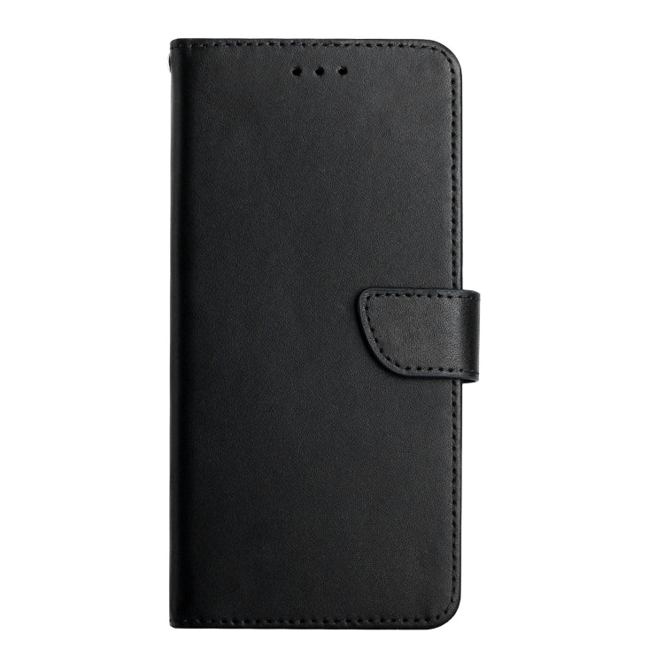 For Nokia C3 Genuine Leather Fingerprint-proof Horizontal Flip Phone Case(Black) - Nokia Cases by PMC TechLife | Online Shopping South Africa | PMC TechLife | Buy Now Pay Later Mobicred