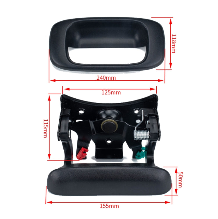 A6847 Car Tailgate Hinge Repair Kit 11570162 for GMC / Chevrolet - Others by PMC Jewellery | Online Shopping South Africa | PMC Jewellery