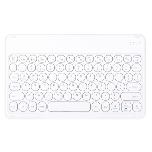 X4 Universal Round Keys Panel Spray Color Bluetooth Keyboard(White) - Universal Keyboard by PMC Jewellery | Online Shopping South Africa | PMC Jewellery