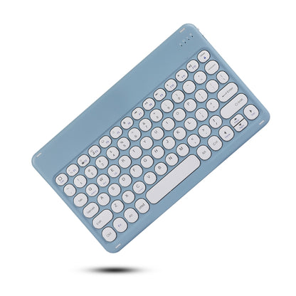 X4 Universal Round Keys Panel Spray Color Bluetooth Keyboard(Light Blue) - Universal Keyboard by PMC Jewellery | Online Shopping South Africa | PMC Jewellery