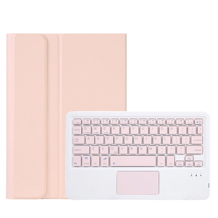 OP11-A Lambskin Texture Ultra-thin Bluetooth Keyboard Leather Case with Touchpad For OPPO Pad 11 inch(Pink) - Others Keyboard by PMC Jewellery | Online Shopping South Africa | PMC Jewellery