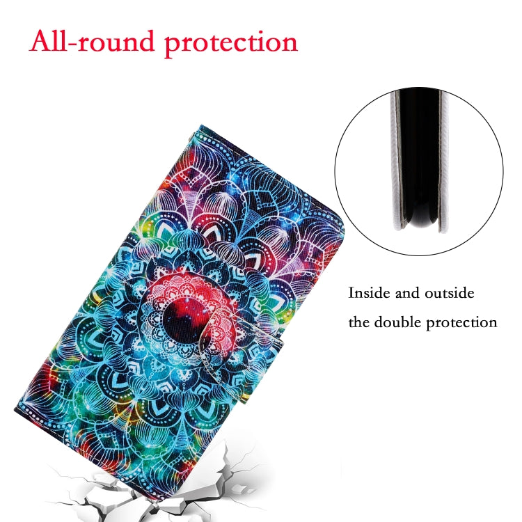For Samsung Galaxy A33 5G 3D Colored Drawing Leather Phone Case(Mandala) - Galaxy Phone Cases by PMC TechLife | Online Shopping South Africa | PMC TechLife