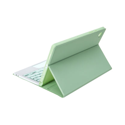 A610B-A Candy Color Bluetooth Keyboard Leather Case with Pen Slot & Touchpad For Samsung Galaxy Tab S6 Lite 10.4 inch SM-P610 / SM-P615(Light Green) - Samsung Keyboard by PMC Jewellery | Online Shopping South Africa | PMC Jewellery