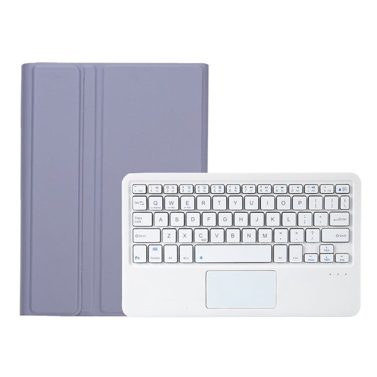 A610B-A Candy Color Bluetooth Keyboard Leather Case with Pen Slot & Touchpad For Samsung Galaxy Tab S6 Lite 10.4 inch SM-P610 / SM-P615(Purple) - Samsung Keyboard by PMC Jewellery | Online Shopping South Africa | PMC Jewellery