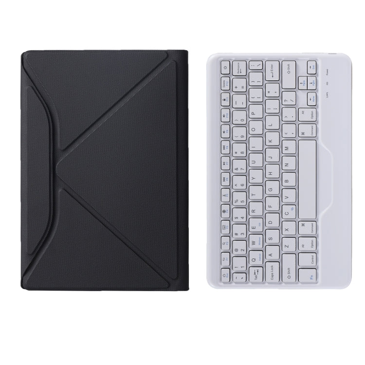 B0N5 Diamond Texture Bluetooth Keyboard Leather Case with Triangle Back Support For Xiaomi Pad 5 / 5 Pro(Black + White) - Others Keyboard by PMC Jewellery | Online Shopping South Africa | PMC Jewellery