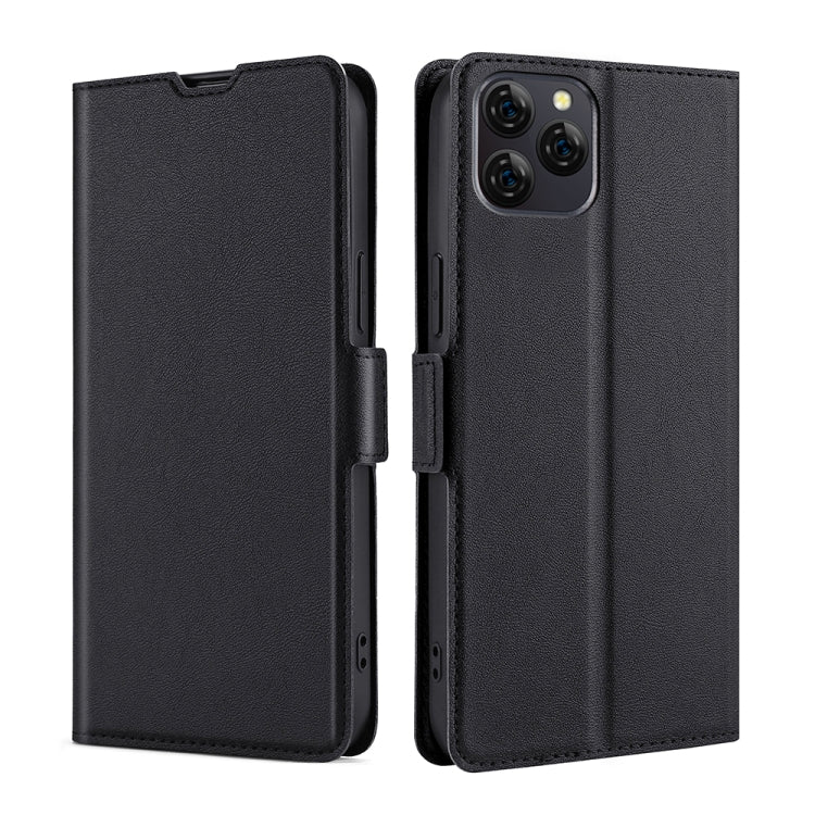 For Blackview A95 Ultra-thin Voltage Side Buckle PU + TPU Leather Phone Case(Black) - More Brand by PMC Jewellery | Online Shopping South Africa | PMC Jewellery