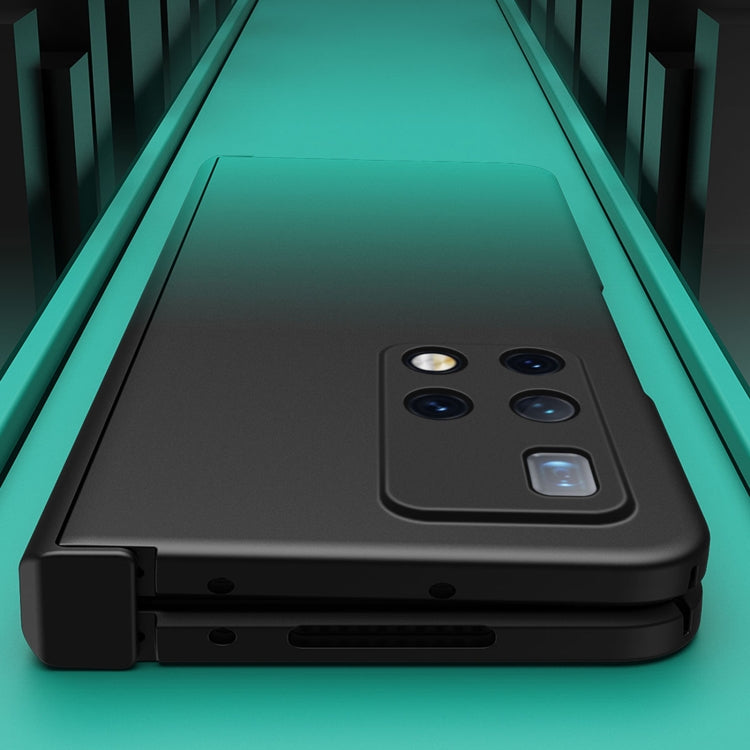 For Huawei Mate X2 Colorful Gradient Phone Case(Black White) - Huawei Cases by PMC TechLife | Online Shopping South Africa | PMC TechLife | Buy Now Pay Later Mobicred