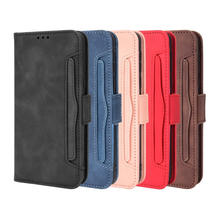 For Blackview A95 Skin Feel Calf Texture Card Slots Leather Phone Case(Brown) - More Brand by PMC TechLife | Online Shopping South Africa | PMC TechLife | Buy Now Pay Later Mobicred