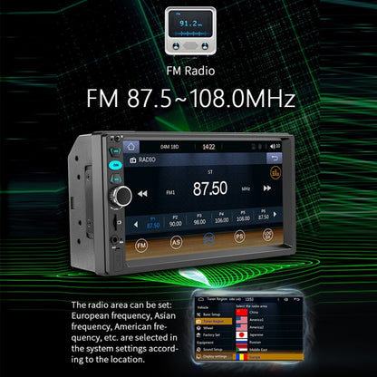 F730C Car 7 inch Bluetooth MP5 Player Support Mobile Phone Interconnection / FM / U Disk - Car MP3 & MP4 & MP5 by PMC Jewellery | Online Shopping South Africa | PMC Jewellery | Buy Now Pay Later Mobicred