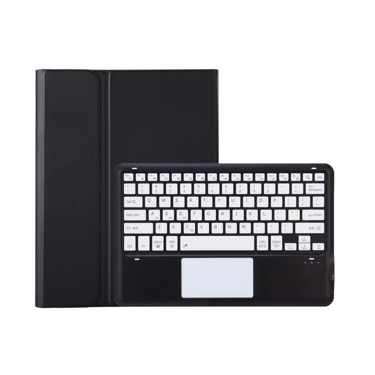 T800B-A Touch Pad Detachable Bluetooth Keyboard Leather Tablet Case For Samsung Galaxy Tab S8+/S7+/S7 FE(Black) - Samsung Keyboard by PMC Jewellery | Online Shopping South Africa | PMC Jewellery