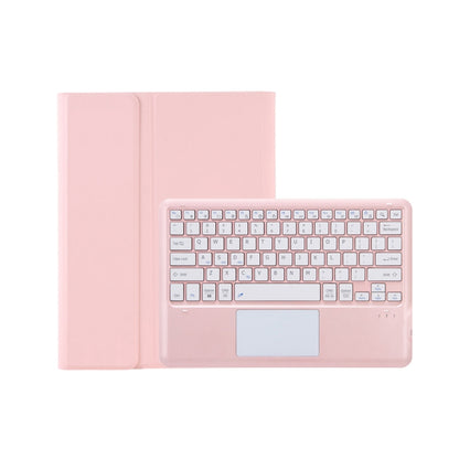 T800B-A Touch Pad Detachable Bluetooth Keyboard Leather Tablet Case For Samsung Galaxy Tab S8+/S7+/S7 FE(Pink) - Samsung Keyboard by PMC Jewellery | Online Shopping South Africa | PMC Jewellery