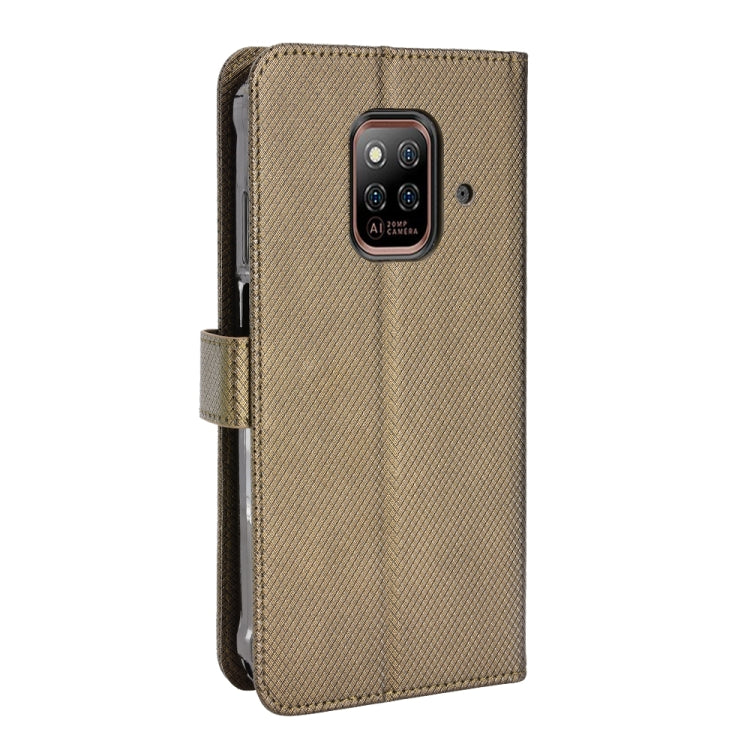 For Ulefone Power Armor 14 / 14 Pro Diamond Texture Leather Phone Case(Brown) - Ulefone Cases by PMC Jewellery | Online Shopping South Africa | PMC Jewellery | Buy Now Pay Later Mobicred