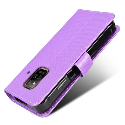 For Ulefone Power Armor 14 / 14 Pro Diamond Texture Leather Phone Case(Purple) - Ulefone Cases by PMC Jewellery | Online Shopping South Africa | PMC Jewellery | Buy Now Pay Later Mobicred