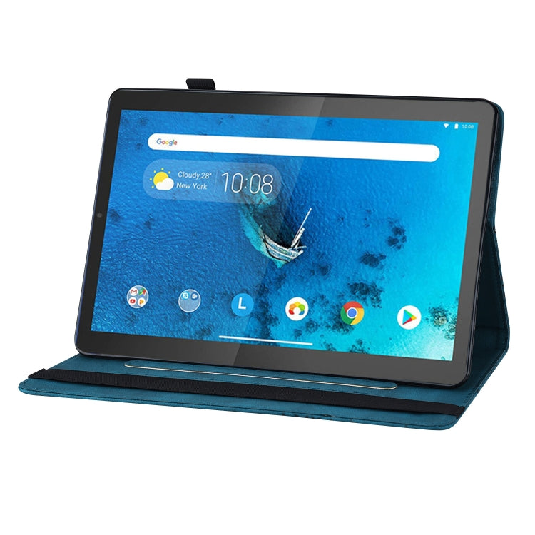 For Lenovo Tab M10 Plus 10.6 3rd Gen 2022 Big Butterfly Embossed Leather Tablet Case(Blue) - free shipping - PMC TechLife - Order now!