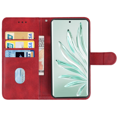 For Honor 70 Leather Phone Case(Red) - Honor Cases by PMC Jewellery | Online Shopping South Africa | PMC Jewellery | Buy Now Pay Later Mobicred