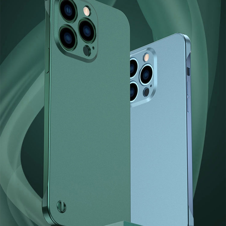 For iPhone 13 Pro Max Electroplating Frosted Frameless Phone Case (Black) - free shipping - PMC Jewellery - Order now!