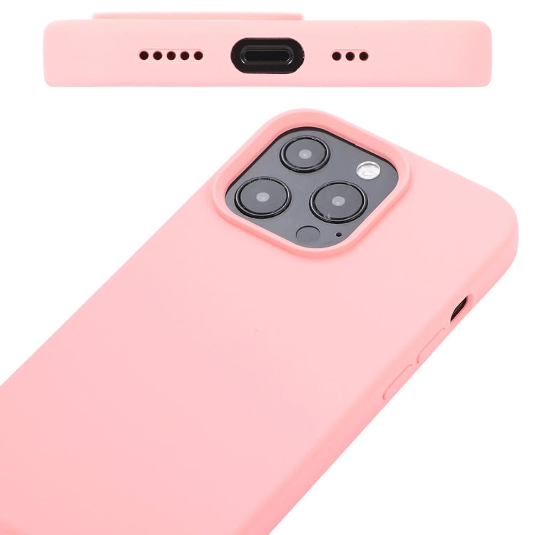For iPhone 14 Pro Max Liquid Silicone Phone Case (White) - iPhone 14 Pro Max Cases by PMC TechLife | Online Shopping South Africa | PMC TechLife | Buy Now Pay Later Mobicred