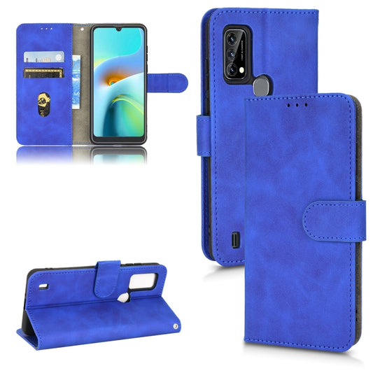 For Blackview A50 Skin Feel Magnetic Flip Leather Phone Case(Blue) - More Brand by PMC Jewellery | Online Shopping South Africa | PMC Jewellery | Buy Now Pay Later Mobicred