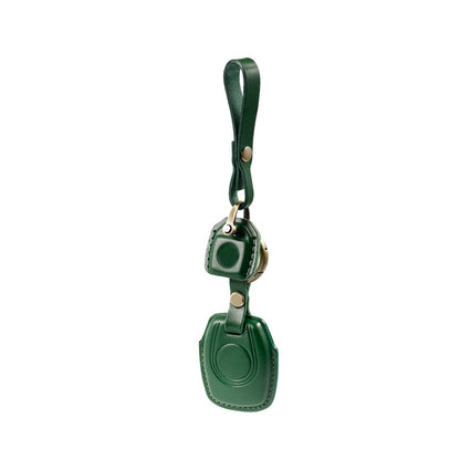 HP-A009 Motorcycle Cowhide Leather Induction Key Protective Cover for Harley Sportster S(Green) - Bags & Luggages by PMC Jewellery | Online Shopping South Africa | PMC Jewellery | Buy Now Pay Later Mobicred