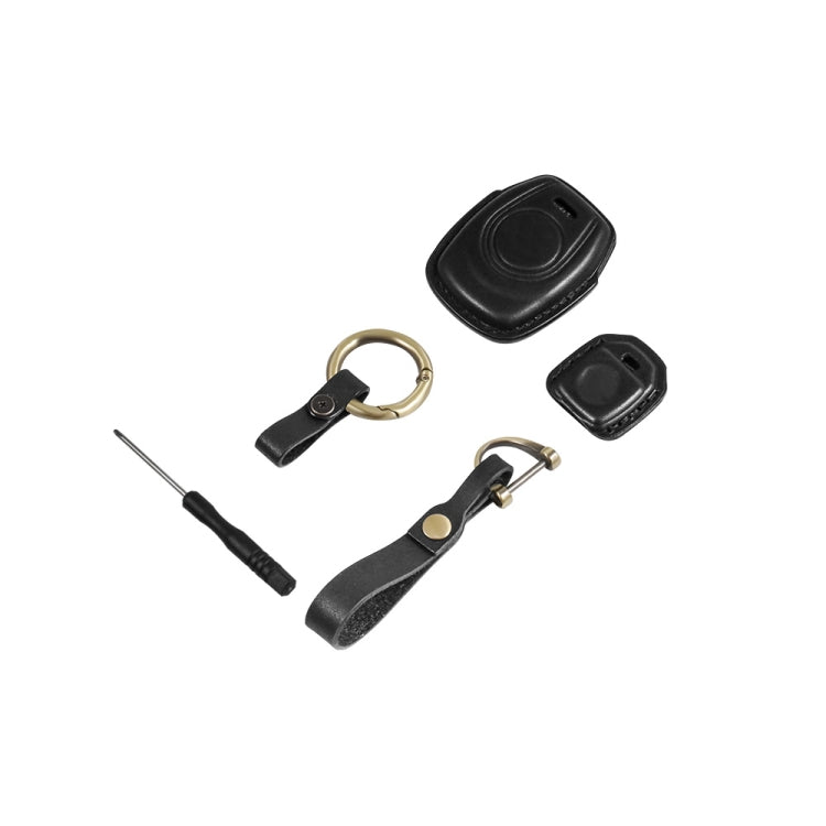 HP-A009 Motorcycle Cowhide Leather Induction Key Protective Cover for Harley Sportster S(Brown) - Bags & Luggages by PMC TechLife | Online Shopping South Africa | PMC TechLife | Buy Now Pay Later Mobicred