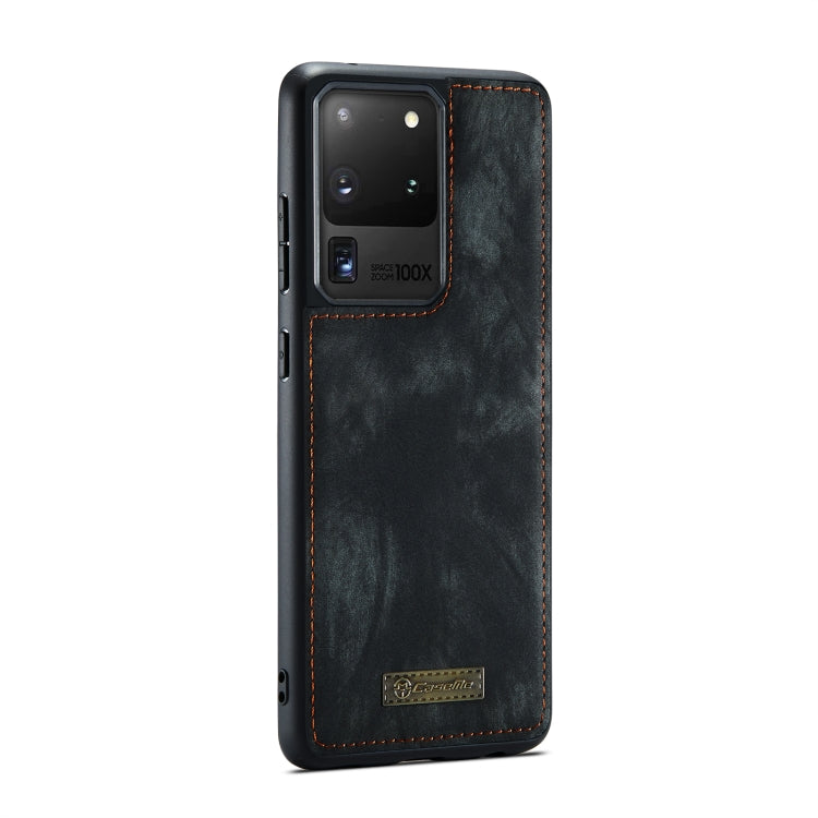 For Galaxy S20 Plus CaseMe Detachable Multifunctional Horizontal Flip Leather Case, with Card Slot & Holder & Zipper Wallet & Photo Frame(Black) - Galaxy Phone Cases by CaseMe | Online Shopping South Africa | PMC Jewellery | Buy Now Pay Later Mobicred