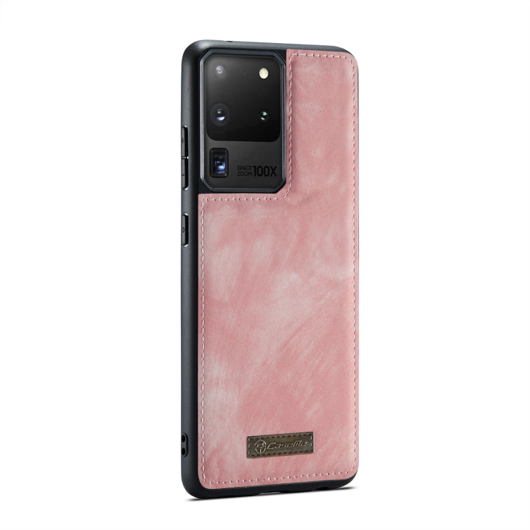 For Samsung Galaxy S20 Plus CaseMe Detachable Multifunctional Horizontal Flip Leather Case, with Card Slot & Holder & Zipper Wallet & Photo Frame (Pink) - Galaxy Phone Cases by CaseMe | Online Shopping South Africa | PMC Jewellery | Buy Now Pay Later Mobicred